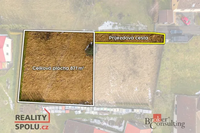 Prodej pozemku pro bydlení, Moravec, 939 m2