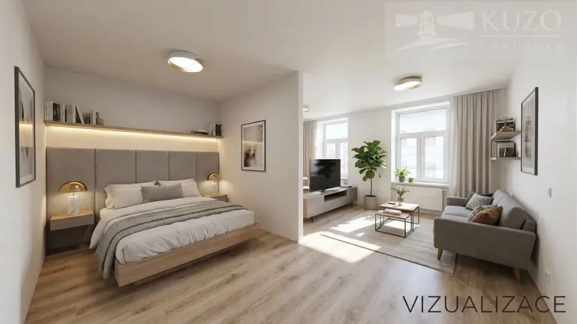 Prodej bytu 1+kk, České Budějovice - České Budějovice 3, Rudolfovská tř., 48 m2