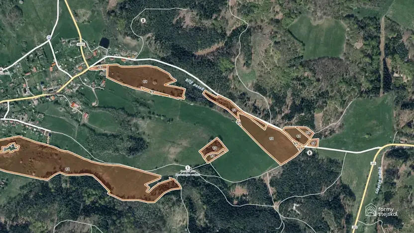 Prodej louky, Kunratice, 331914 m2