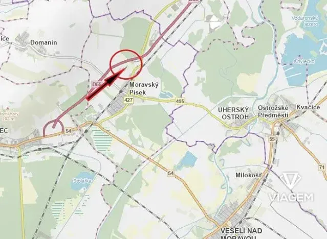 Prodej zahrady, Moravský Písek, 699 m2