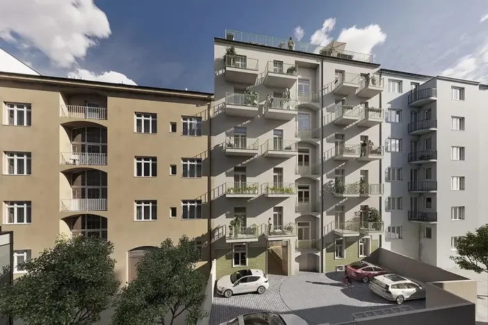 Prodej bytu 2+kk, Praha - Karlín, Křižíkova, 53 m2