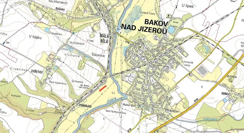 Prodej louky, Bakov nad Jizerou, 2003 m2