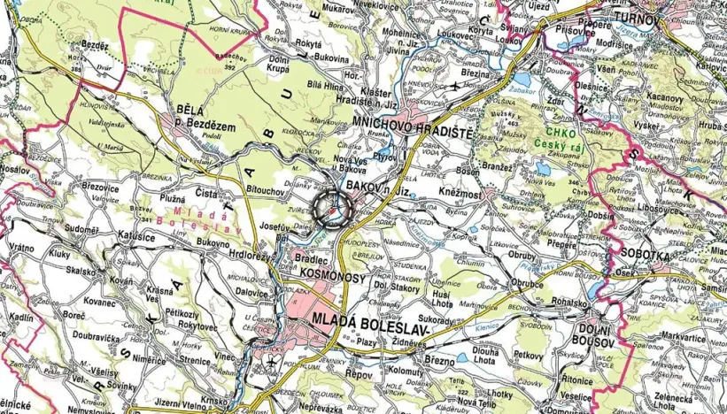 Prodej louky, Bakov nad Jizerou, 2003 m2