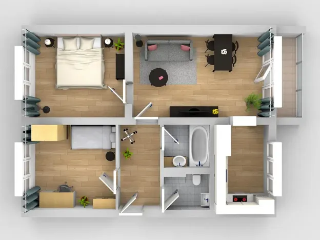 Prodej bytu 3+kk, Pelhřimov, třída Legií, 66 m2