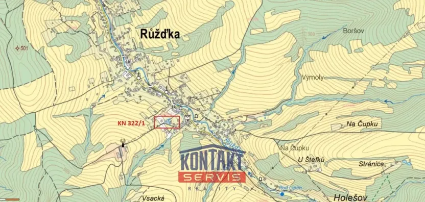 Prodej pozemku pro bydlení, Růžďka, 1188 m2