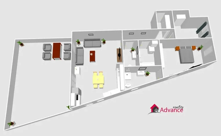 Prodej bytu 3+kk, Ostrava, Na Prádle, 87 m2