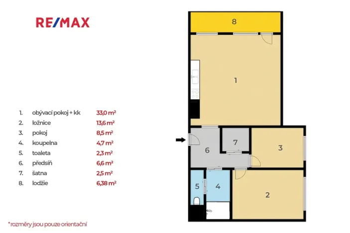 Prodej bytu 3+kk, Praha - Krč, Trnková, 82 m2