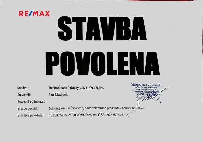 Prodej pozemku, Ondřejov, 8264 m2