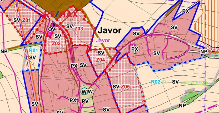 Prodej pozemku pro bydlení, Javor, 2635 m2