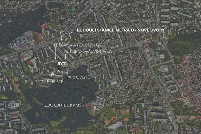 Prodej bytu 2+1, Praha - Kamýk, Zárubova, 58 m2