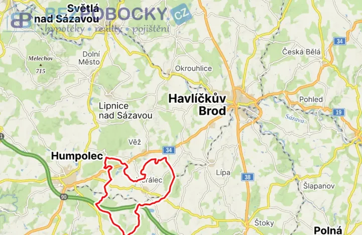 Prodej bytu 3+1, Herálec, 110 m2