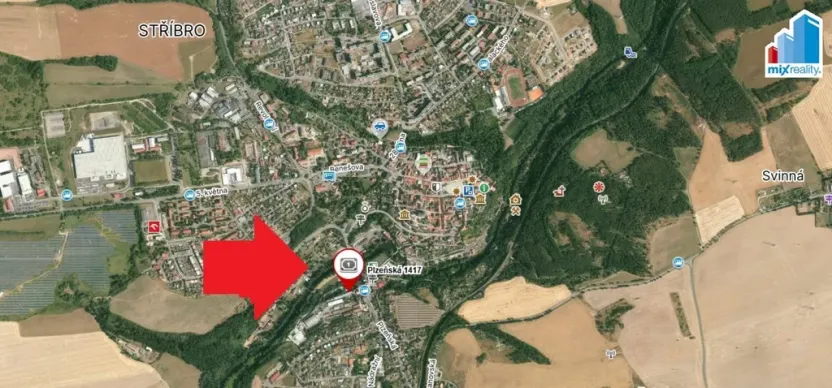 Pronájem skladu, Stříbro, Plzeňská, 200 m2