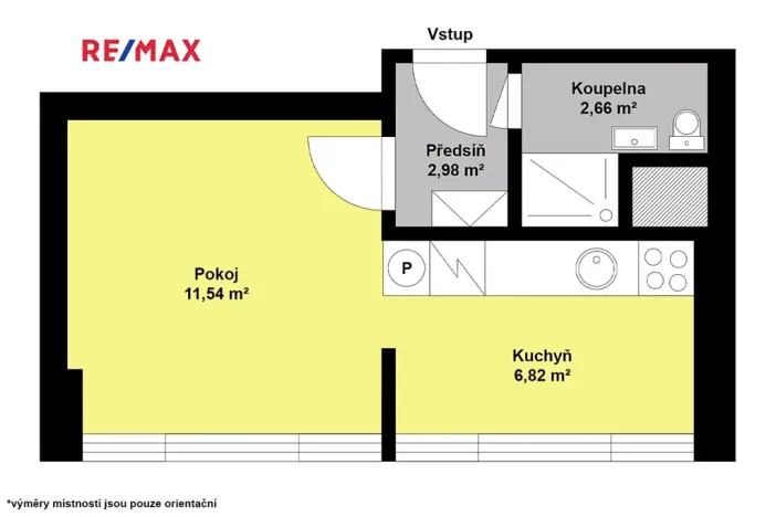 Prodej bytu 1+1, Kolín, Na Magistrále, 24 m2