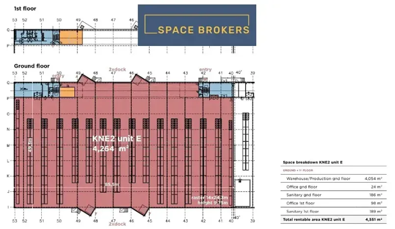 Pronájem skladu, Kněževes, 4054 m2