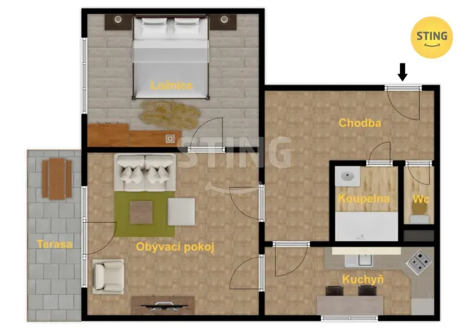 Prodej bytu 2+1, Ostrava, Rodimcevova, 70 m2