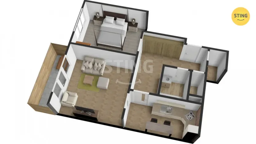 Prodej bytu 2+1, Ostrava, Rodimcevova, 70 m2