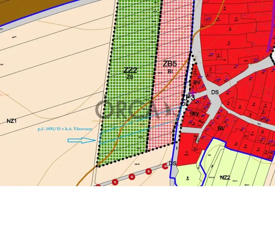 Prodej pozemku pro bydlení, Věrovany, 2682 m2