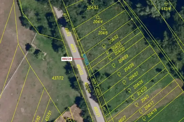 Dražba pozemku, Ivančice, 10 m2