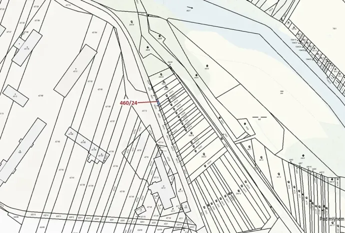 Dražba pozemku, Ivančice, 10 m2