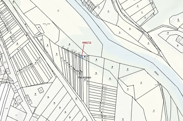 Dražba pozemku, Ivančice, 24 m2