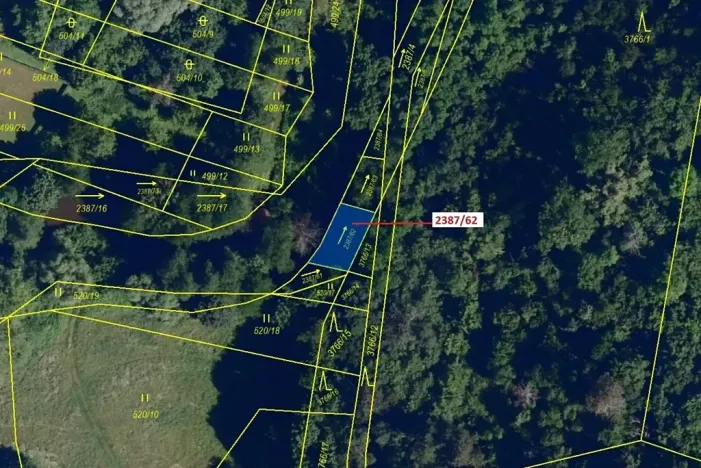 Dražba pozemku, Ivančice, 88 m2