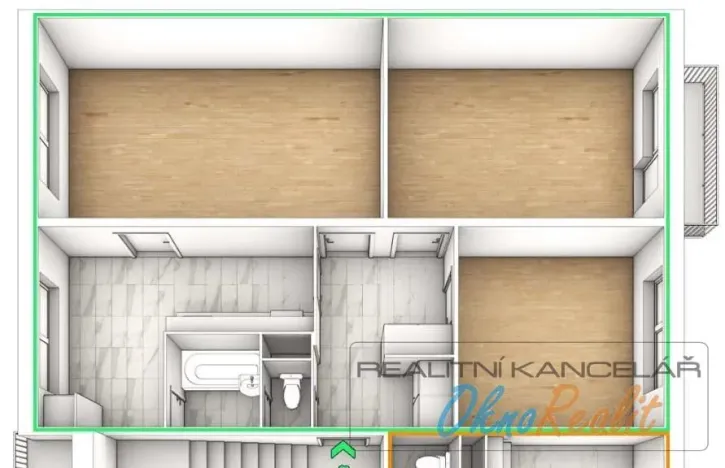 Prodej bytu 3+1, Brno - Kohoutovice, Voříškova, 73 m2