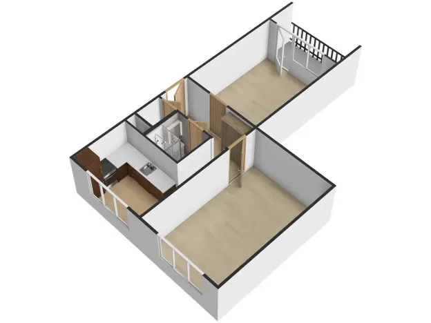 Pronájem bytu 2+1, Kralupy nad Vltavou - Lobeček, Sídliště, 48 m2