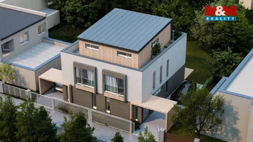 Prodej domu na klíč, Praha - Horní Počernice, Na Bačálkách, 130 m2