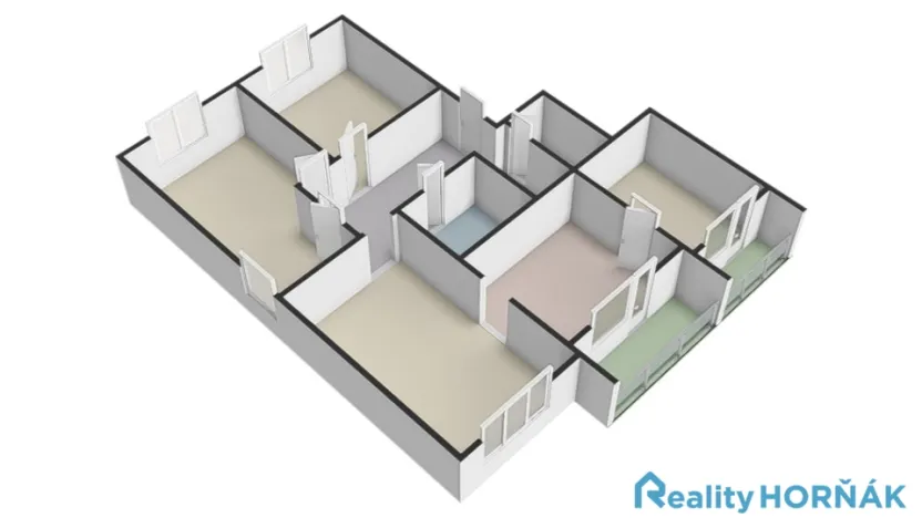 Prodej bytu 4+1, Stádlec, 83 m2