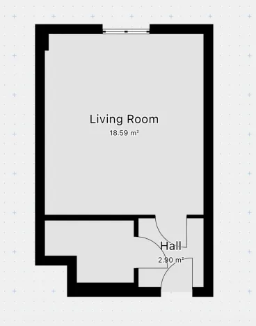 Pronájem bytu 1+kk, Praha - Vinohrady, Perucká, 25 m2