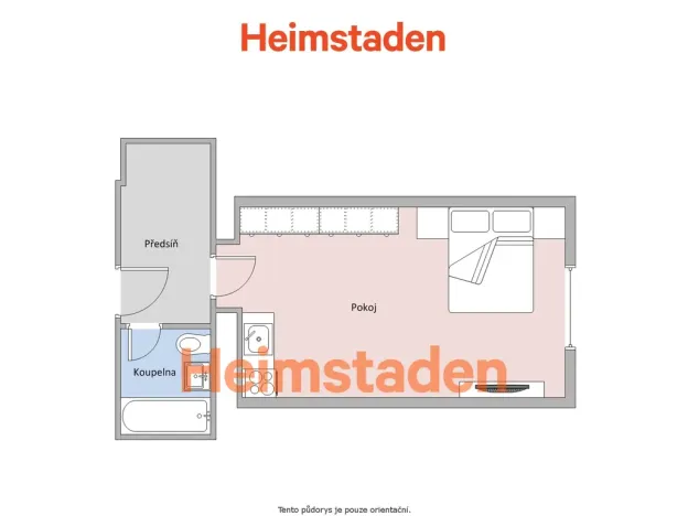 Pronájem bytu 1+kk, Havířov - Město, Hlavní třída, 20 m2