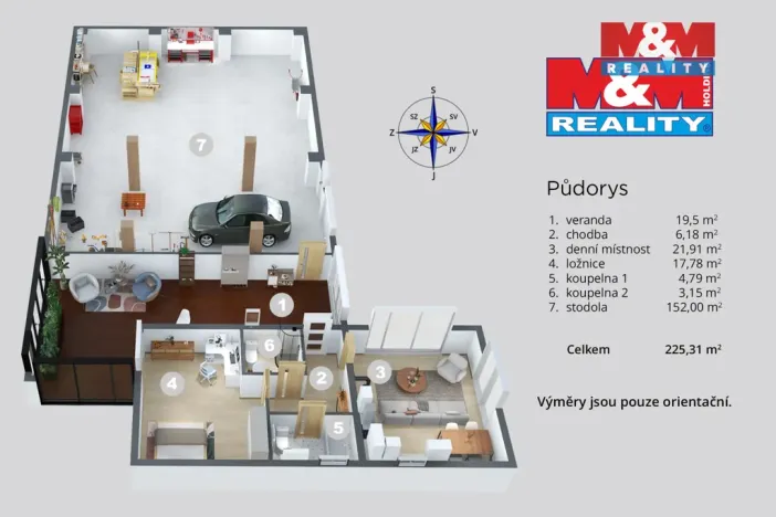 Prodej rodinného domu, Huntířov, 207 m2