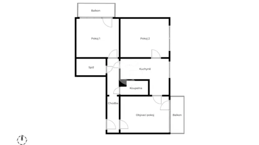 Prodej bytu 3+1, Otrokovice - Kvítkovice, SNP, 70 m2