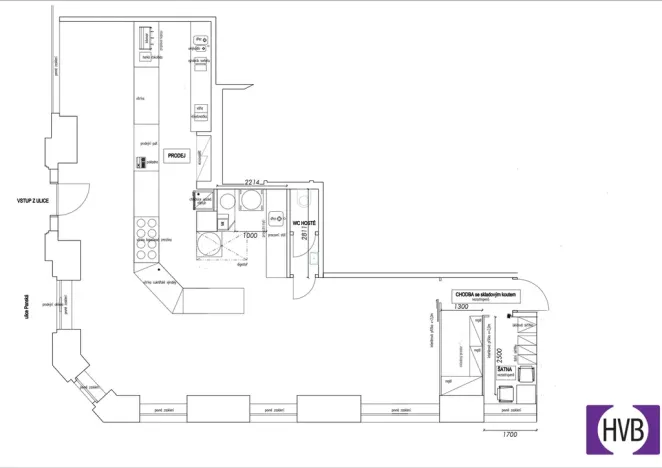 Pronájem obchodního prostoru, Praha - Nové Město, 104 m2
