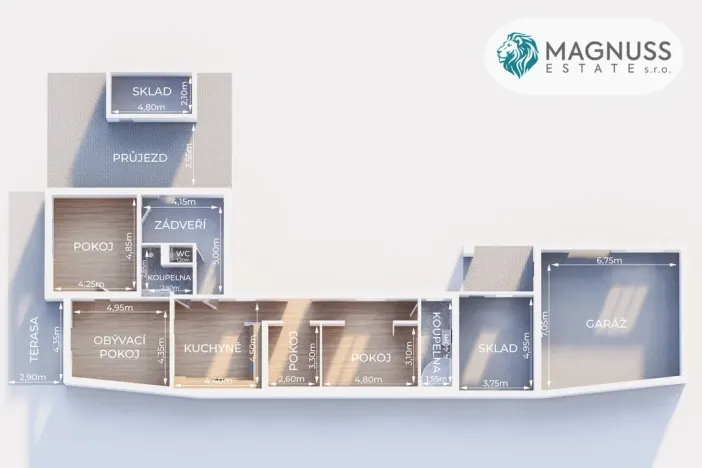 Prodej rodinného domu, Kojetín - Kojetín I-Město, Palackého, 110 m2