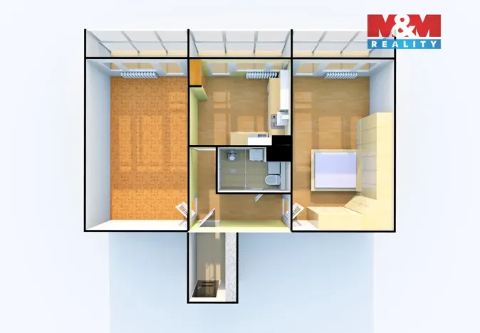 Prodej bytu 2+1, Děčín - Děčín III-Staré Město, Žerotínova, 60 m2