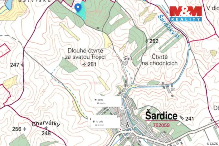 Prodej pole, Šardice, 56699 m2