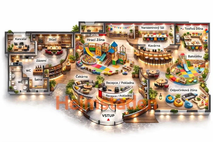 Pronájem kanceláře, Havířov - Město, nám. Republiky, 376 m2