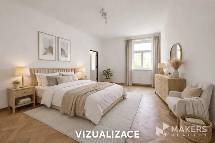 Pronájem bytu 1+1, Praha - Žižkov, U kněžské louky, 70 m2
