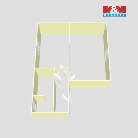 Prodej bytu 1+1, Jirkov, Pionýrů, 36 m2