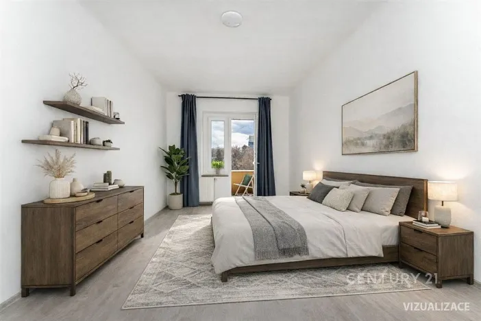 Pronájem bytu 2+kk, Praha, Biskupcova, 48 m2