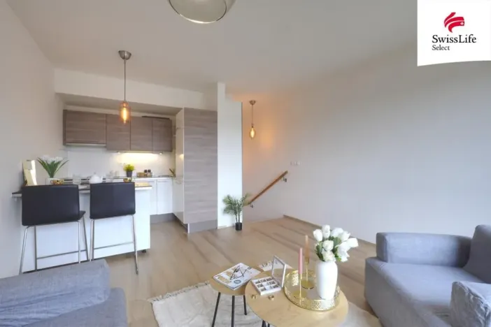Pronájem bytu 2+kk, Praha - Hloubětín, Mezitraťová, 53 m2