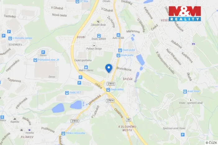 Prodej bytu 3+kk, Liberec - Liberec XXIII-Doubí, Hodkovická, 58 m2