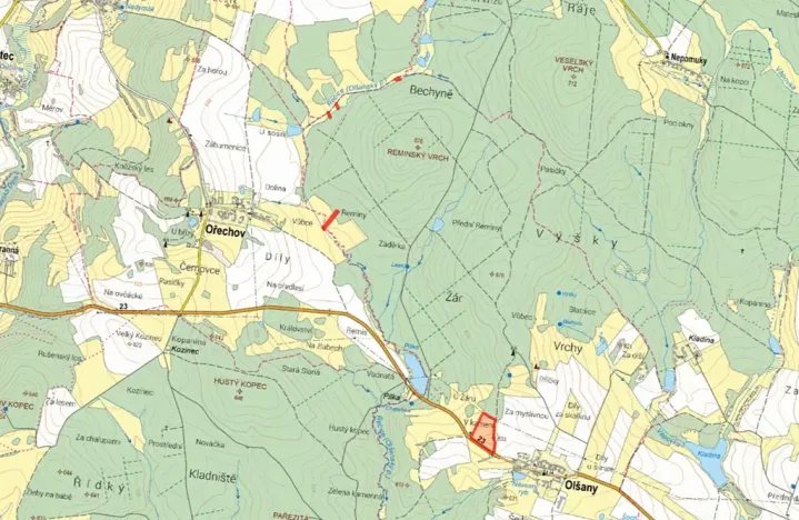 Prodej pole, Olšany, 34201 m2