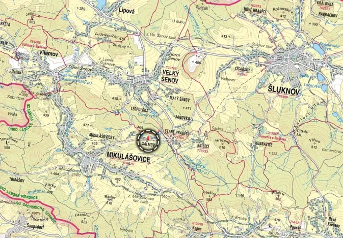 Prodej pozemku pro bydlení, Mikulášovice, 2981 m2