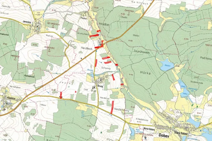 Prodej pole, Přešťovice, 39113 m2