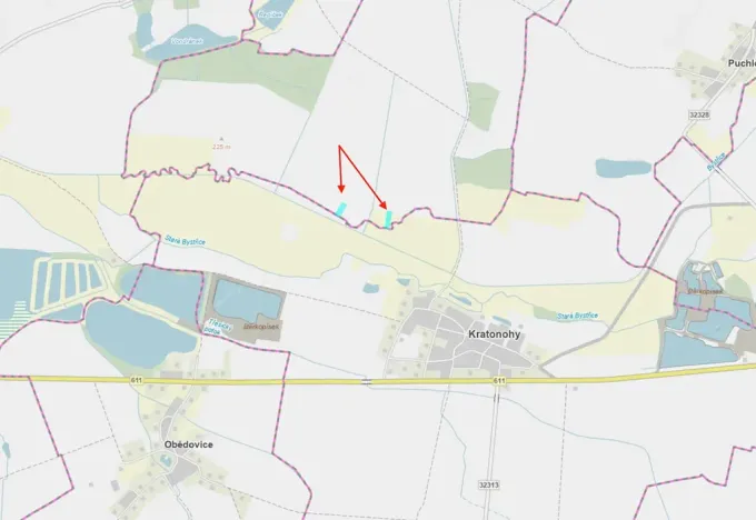 Prodej pole, Boharyně, 28586 m2