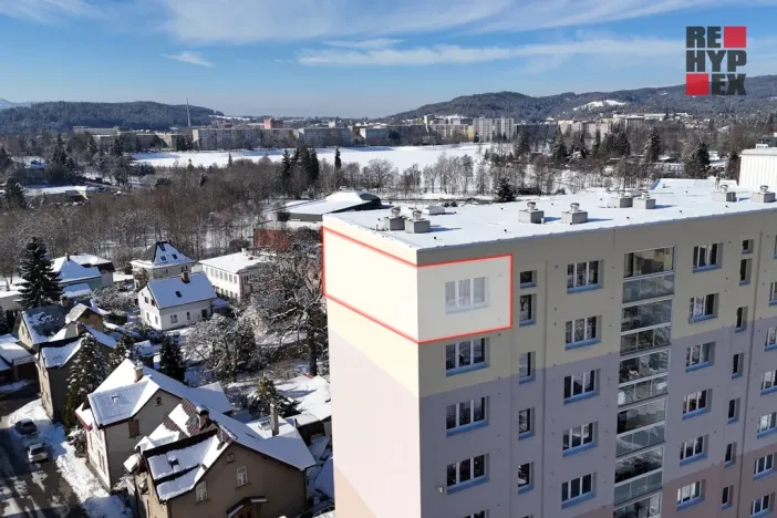 Prodej bytu 2+kk, Jablonec nad Nisou, Skelná, 42 m2