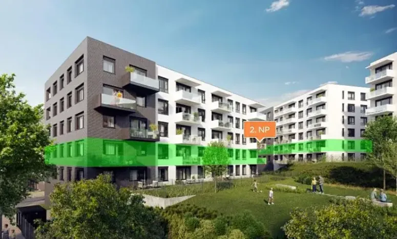 Prodej bytu 2+kk, Praha - Hlubočepy, Vítové, 47 m2