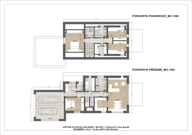 Prodej rodinného domu, Srubec, U Školky, 155 m2